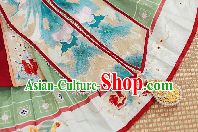 China Traditional Song Dynasty Empress Wedding Historical Clothing Ancient Court Bride Embroidered Hanfu Dress Garments Full Set