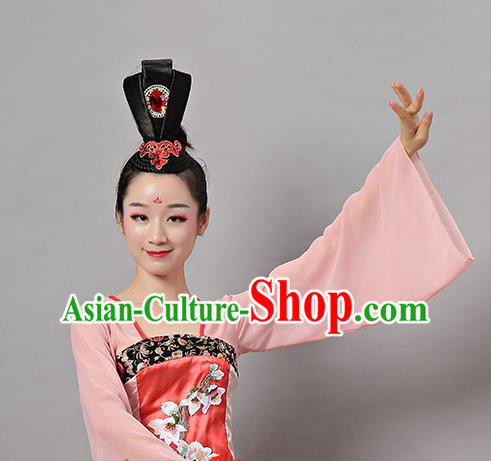 Top Chinese Classical Hanfu Dance Pink Dress Woman Court Dance Garment Costume Traditional Stage Performance Clothing