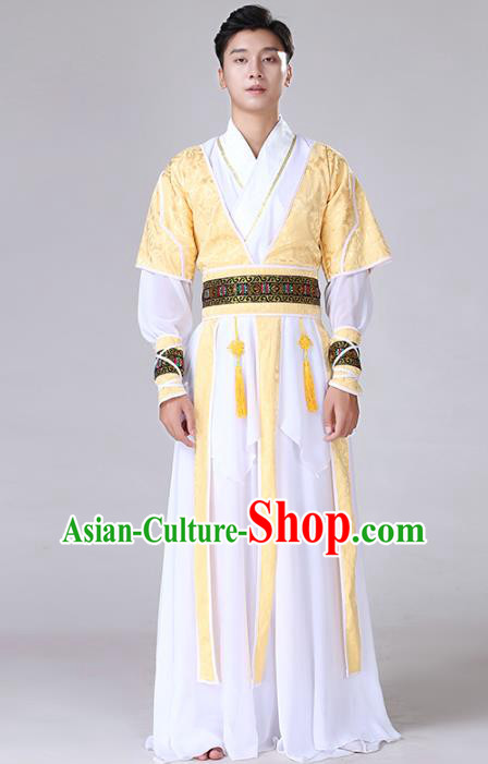 Chinese Male Solo Dance Outfits Stage Performance Garment Costume Classical Dance Sword Dance Clothing