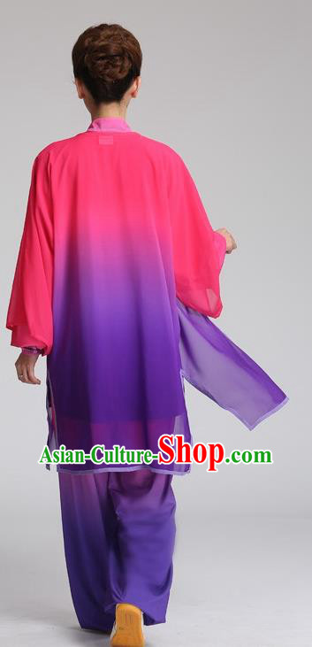 China Tai Ji Training Suits Martial Arts Kung Fu Clothing Tai Chi Group Competition Outfits