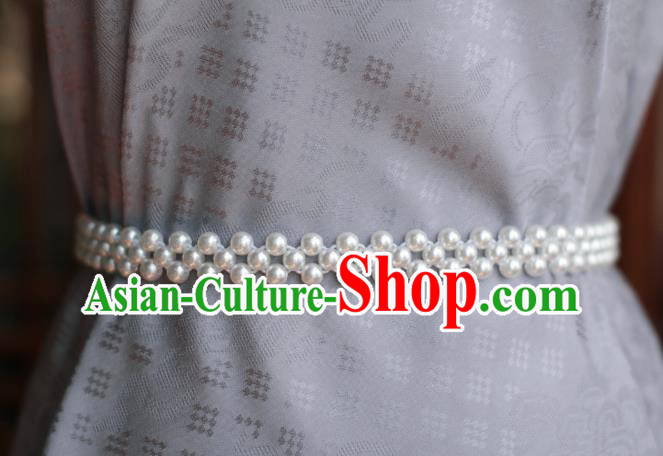 Chinese Traditional Qipao Dress Jacquard Drapery Silk Fabric Classical Eight Treasures Pattern Brocade Grey Tapestry Cloth
