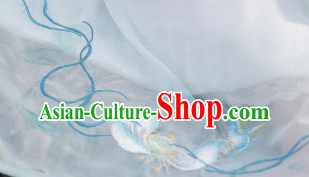 China Ancient Lotus Fairy Hanfu Dress Traditional Tang Dynasty Princess Garment Clothing