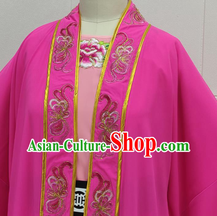 China Peking Opera Scholar Rosy Garments Traditional Beijing Opera Xiaosheng Clothing