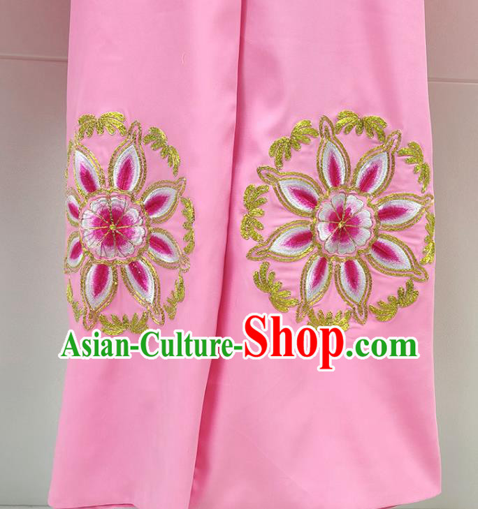 China Peking Opera Niche Pink Garments Traditional Shaoxing Opera Xiaosheng Scholar Meng Lijun Clothing