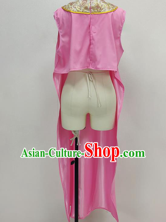 China Peking Opera Niche Pink Garments Traditional Shaoxing Opera Xiaosheng Scholar Meng Lijun Clothing