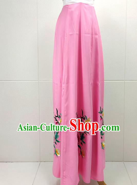Chinese Traditional Peking Opera Hua Tan Princess Pink Dress Garments Beijing Opera Actress Clothing