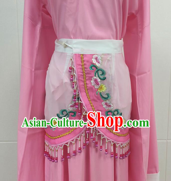 Chinese Traditional Peking Opera Hua Tan Princess Pink Dress Garments Beijing Opera Actress Clothing