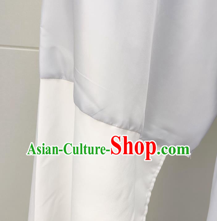 China Peking Opera Scholar Garments Traditional Shaoxing Opera Scholar Grey Robe Clothing
