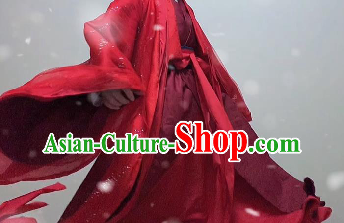 Chinese Ancient Swordsman Hanfu Clothing Traditional Drama Cosplay Noble Childe Garment Costume