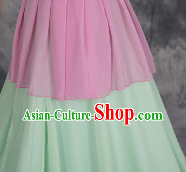 China Traditional Cosplay Fairy Clothing Ancient Female Swordsman Hanfu Dress Garments