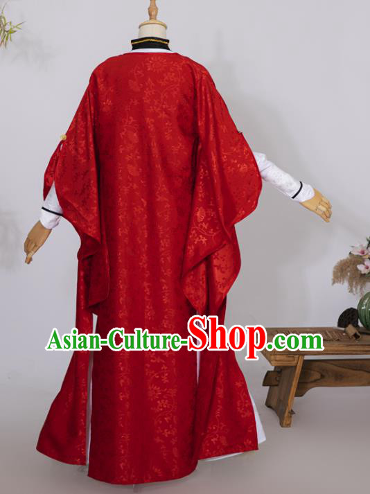 Chinese Ancient Swordsman Hanfu Clothing Traditional Cosplay Tang Dynasty Prince Garment Costumes