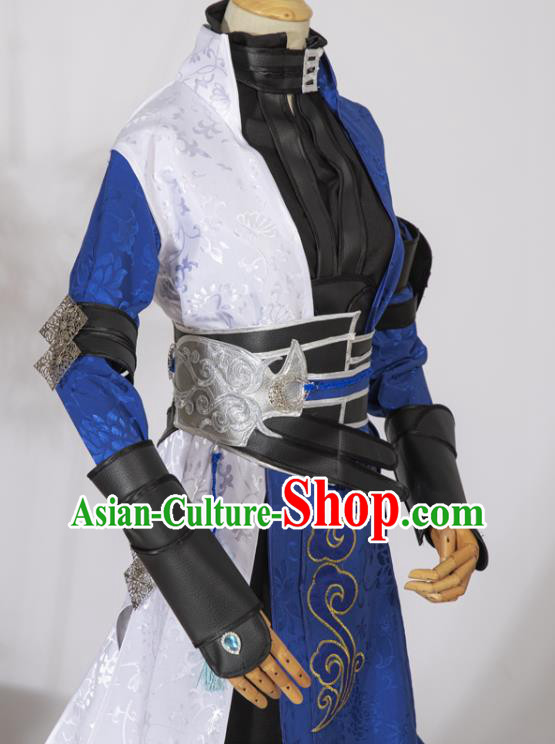 China Traditional Cosplay Female Swordsman Clothing Ancient Woman Warrior Hanfu Dress Garments