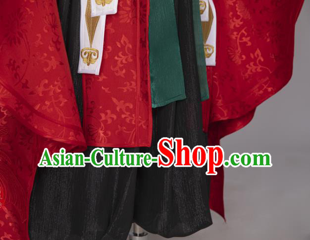 China Traditional Cosplay Female Swordsman Clothing Ancient Fairy Princess Hanfu Dress Garments