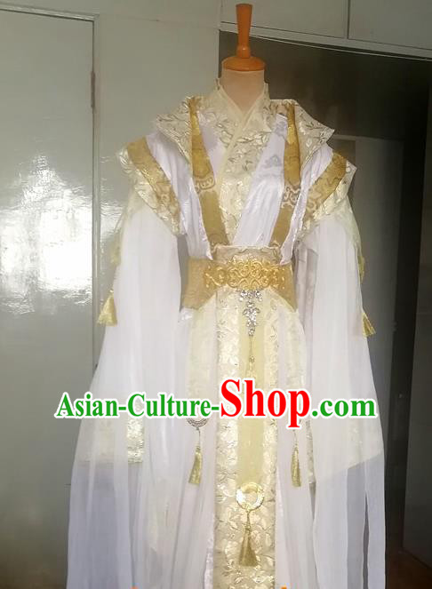 Chinese Han Dynasty Monarch Garment Costumes Ancient Emperor Hanfu Clothing Drama Cosplay Apparels