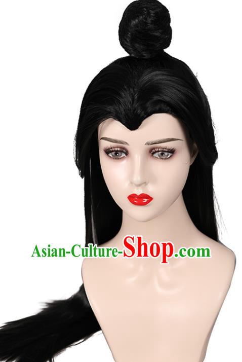 Chinese Cosplay Wigs Ancient Swordsman Wigs Ming Dynasty Young Male Toupee Hairpieces
