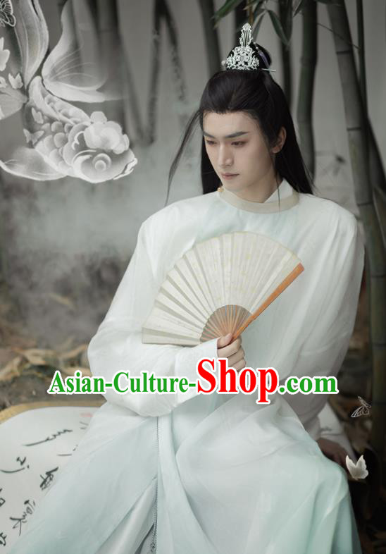 China Tang Dynasty Scholar Historical Clothing Ancient Young Male Prince Hanfu Robe Garment