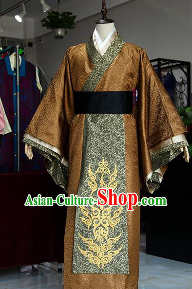 Chinese Drama Romance of The Three Kingdoms Clothing Ancient Lord Garment Costume Han Dynasty Royal Highness Apparels