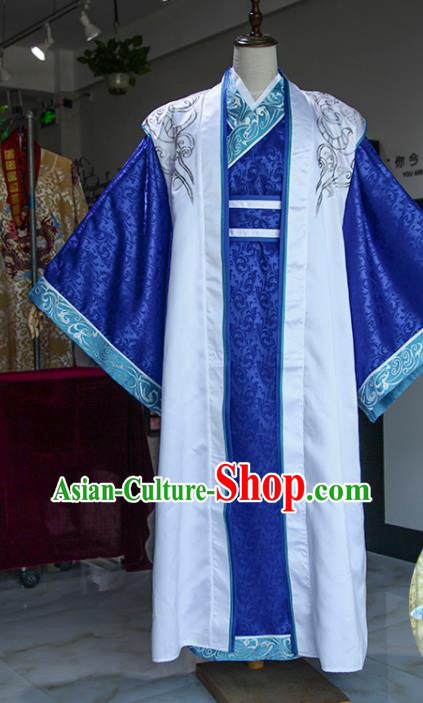 Chinese Han Dynasty Young Childe Apparels Ancient Swordsman Hanfu Clothing Drama Jade Dynasty Qing Yun Zhi Cosplay Garment Costume