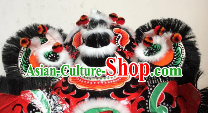China Lion Dancing Competition Lion Head Lion Dance Fur Costumes Southern Lion Performance Uniforms