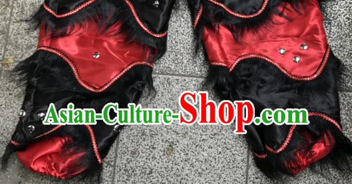 China Lion Dancing Competition Lion Head Lion Dance Fur Costumes Southern Lion Performance Uniforms