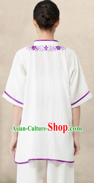 China Wushu Competition Outfits Martial Arts Garment Costumes Tai Chi Clothing Kung Fu Embroidered Uniforms