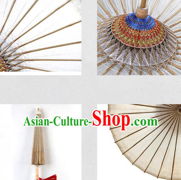 China Woman Paper Umbrella Handmade Oil Paper Umbrella Traditional Drama Umbrellas Classical Dance Umbrella