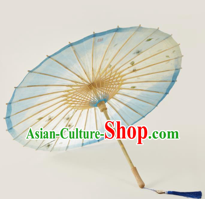 China Handmade Oil Paper Umbrella Traditional Drama Umbrellas Classical Dance Umbrella Printing Manjusaka Paper Umbrella