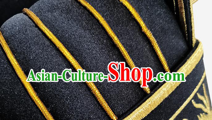 Chinese Ancient Scholar Headwear Traditional Hanfu Official Headpiece Ming Dynasty Ceremony Hat