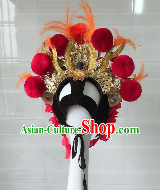 China Opera Performance Headdress Classical Dance Hair Crown Drama Dance Hair Accessories