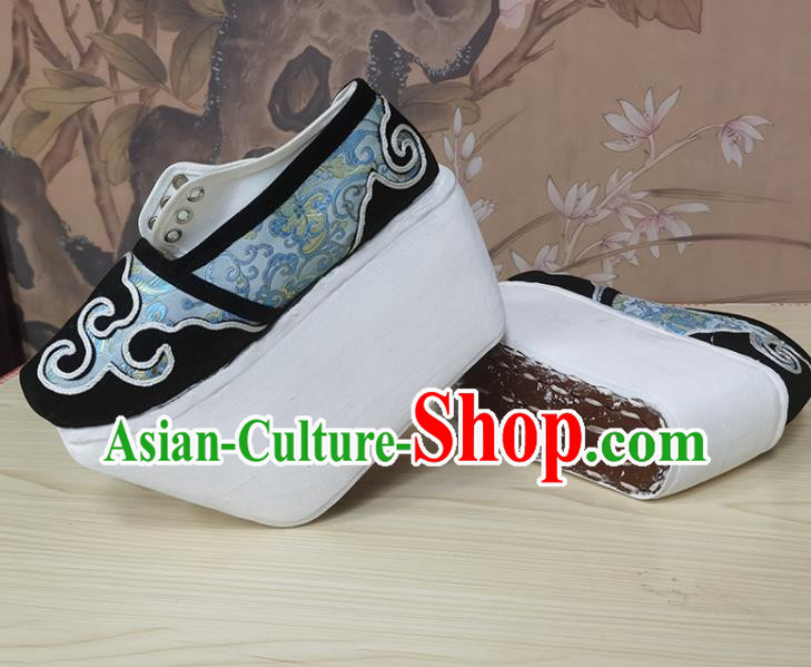 China Peking Opera Scholar Shoes Ancient Young Childe Shoes Beijing Opera Xiaosheng Shoes
