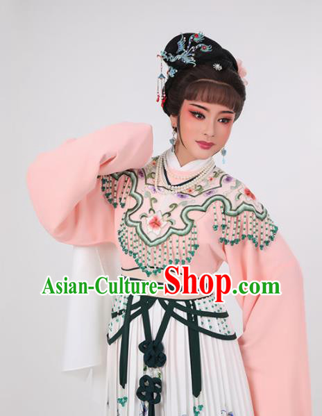 China Yue Opera Diva Garment Costumes Peking Opera Actress Clothing Ancient Noble Lady Dress