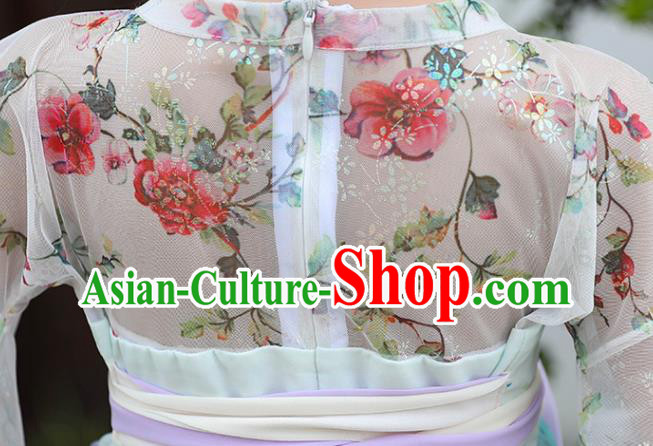 China Traditional Dance Clothing Children Hanfu Dress Ancient Girl Fairy Fashion Costumes