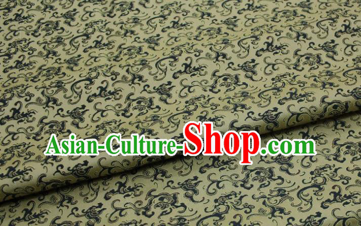 China Jacquard Song Brocade Valance Satin Damask Classical Clouds Pattern Tapestry Traditional Silk Fabric