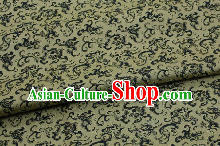 China Jacquard Song Brocade Valance Satin Damask Classical Clouds Pattern Tapestry Traditional Silk Fabric