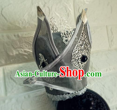 Chinese Traditional Qin Dynasty Prince Hair Accessories Ancient Swordsman Hairdo Crown