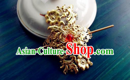 China Ancient Princess Hair Crown and Hairpin Drama Legend of Miyue Wei Yan Headpiece Traditional Warring States Period Palace Woman Hair Accessories