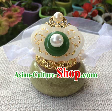 Chinese Ming Dynasty Prince Hairpin Ancient Childe Hairdo Crown Traditional Hanfu Hair Accessories