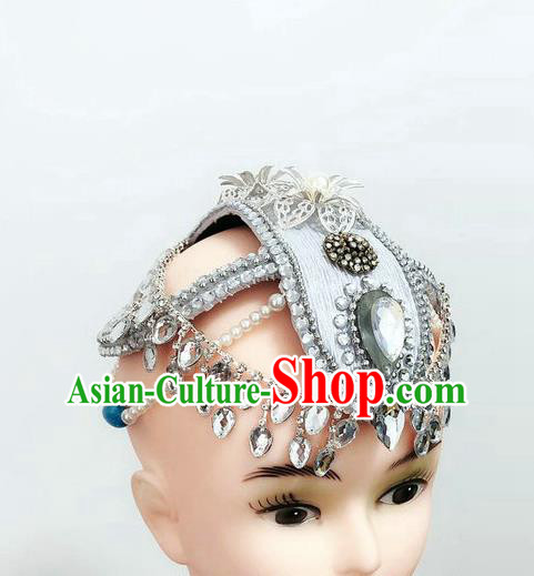 China Modern Dance Headpiece Opening Dance Hair Accessories Female Solo Dance Headdress