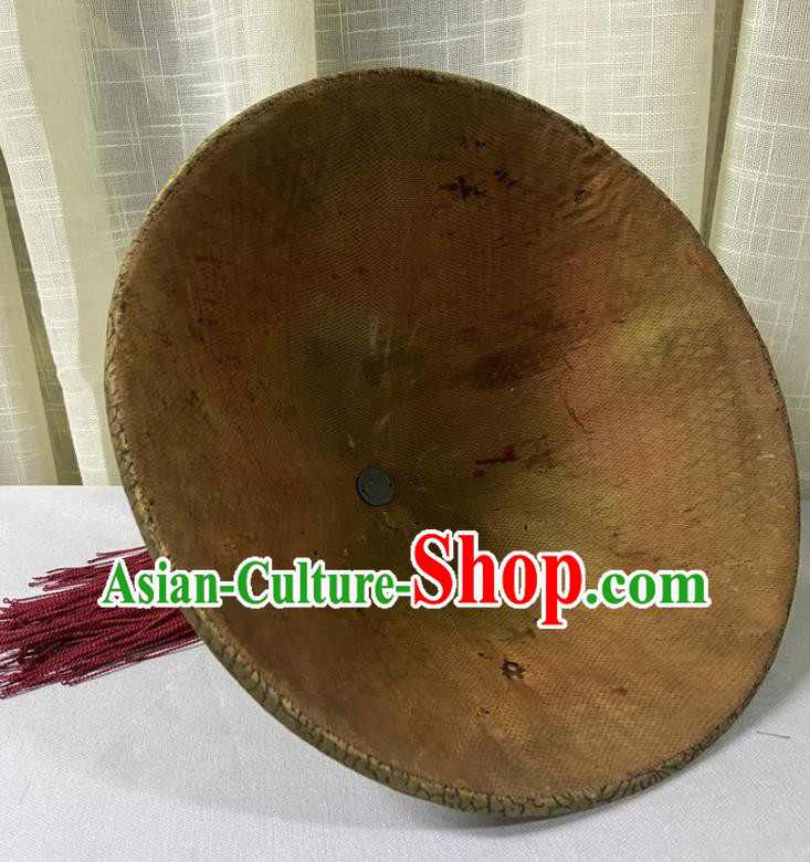 Chinese Qing Dynasty Official Hat Ancient County Magistrate Headdress Traditional Summer Headwear