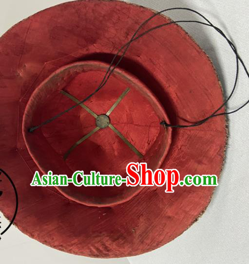 Chinese Qing Dynasty Official Hat Ancient County Magistrate Headdress Traditional Soldier Mandarin Headwear