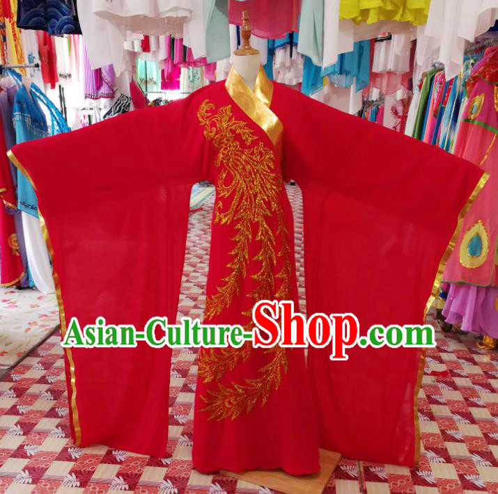 China Traditional Peking Opera Actress Clothing Ancient Young Woman Garment Costumes Shaoxing Opera Diva Red Dress Outfits