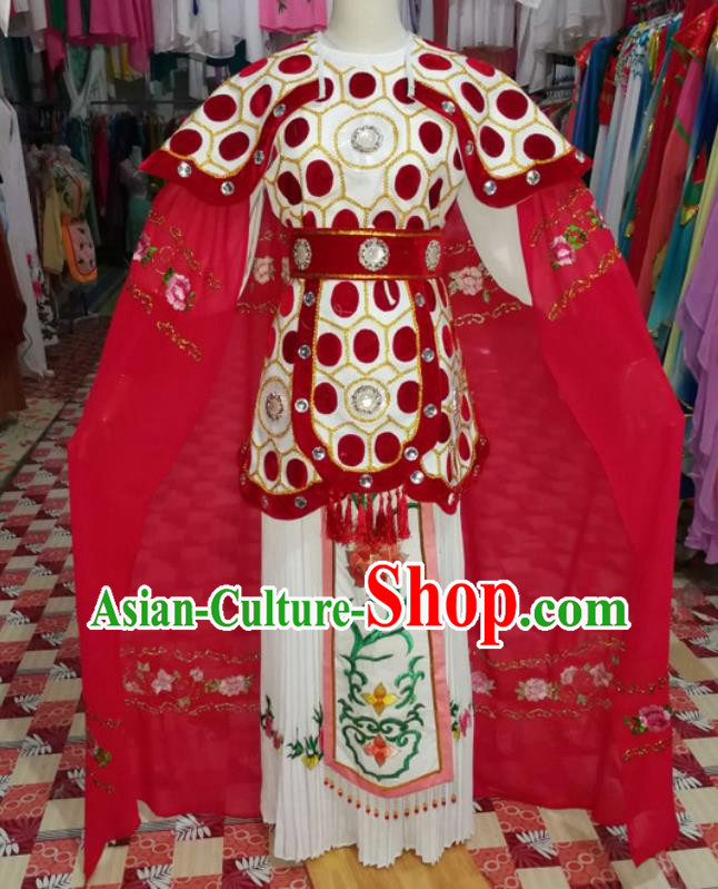 China Traditional Peking Opera Blues Clothing Ancient Female General Garment Costumes Shaoxing Opera Swordswoman Armor Outfits