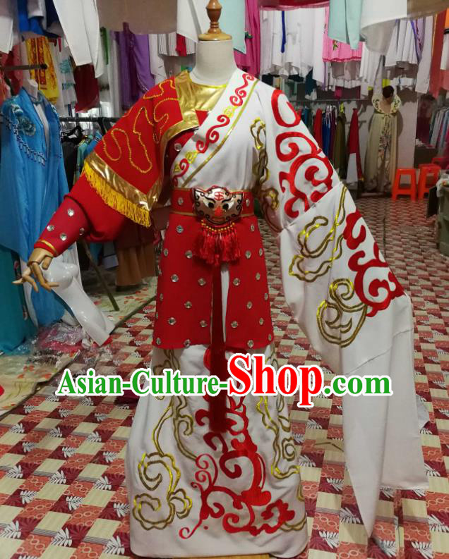 China Traditional Opera General Lv Bu Clothing Shaoxing Opera Warrior Garments Beijing Opera Wusheng Robe Uniforms