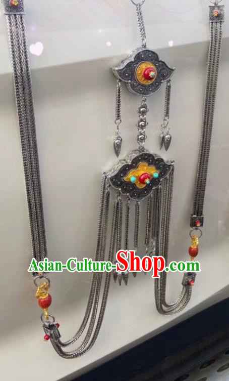 Handmade China Zang Nationality Waist Accessories Wedding Belt Pendant Tibetan Robe Waistband Jewelry