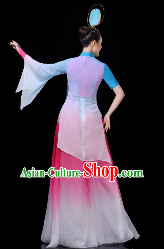 China Woman Group Dancewear Classical Dance Clothing Umbrella Dance Garment Costumes Fairy Dance Outfits