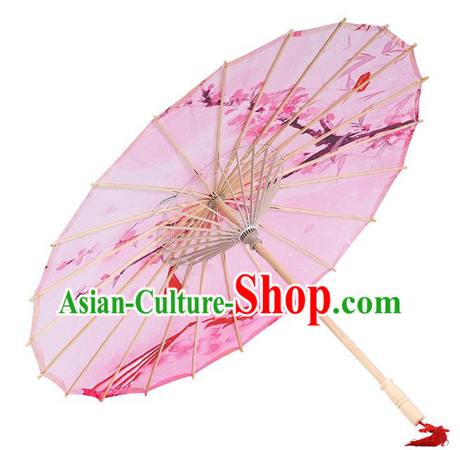Chinese Handmade Silk Umbrella Traditional Hanfu Prop Umbrella Classical Dance Printing Umbrellas