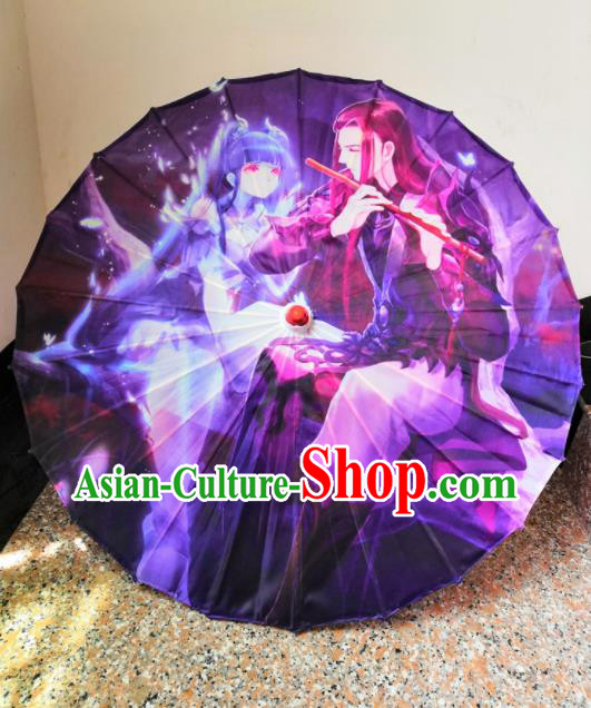 Chinese Cartoon Umbrella Classical Umbrella Printing Umbrella Handmade Silk Umbrellas