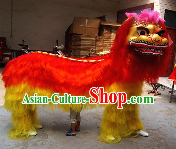 Chinese New Year Performance Props Lion Dance Costumes Folk Dance Accessories South Lion Dancing Competition Clothing Handmade Lion Head