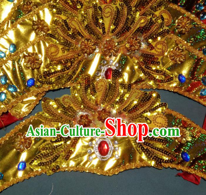 Custom Russia Dance Hair Crown Modern Dance Hair Accessories Russian Traditional Dance Hat Headdress