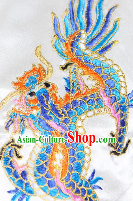 China Traditional Martial Arts White Outfits Wushu Performance Costumes Kung Fu Training Clothing
